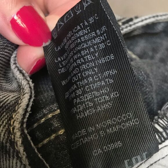 Isabel Marant Etoile Pantalon Hominy Gray High Waist Acid Stone Wash Jeans 38 4 - Picture 8 of 14